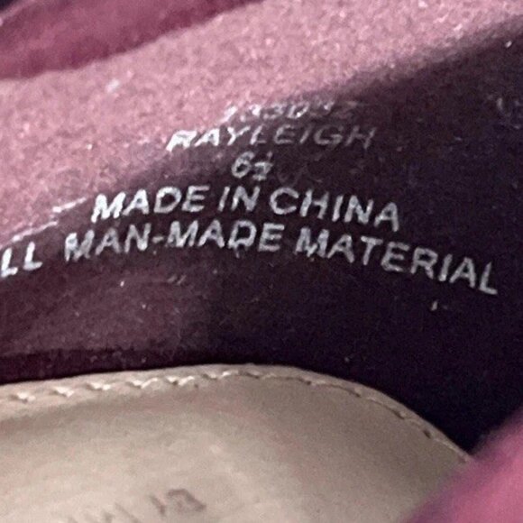 Michael Shannon Women’s Shoes Red/ Burgundy Heels - Picture 10 of 10